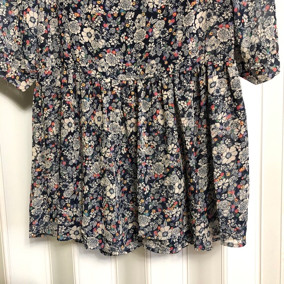 NWOT Cute Mid Waist Floral Detail Dress - Picture 5 of 9